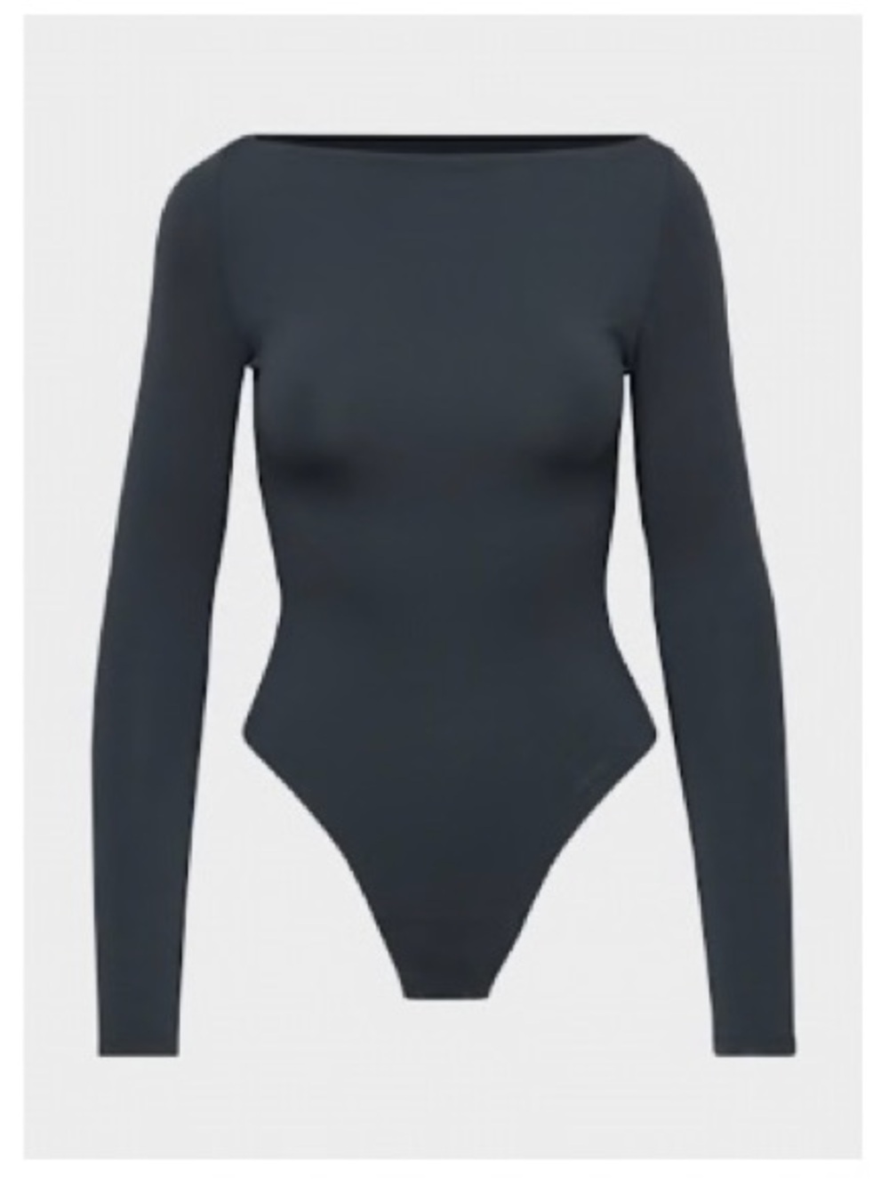 Aritzia Contour Boatneck Long Sleeve Bodysuit - Dark Night Navy - M
